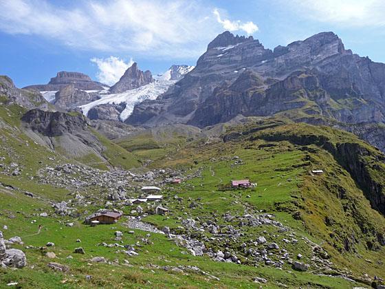 Ober Bergli and the Bluemlisalp glacier